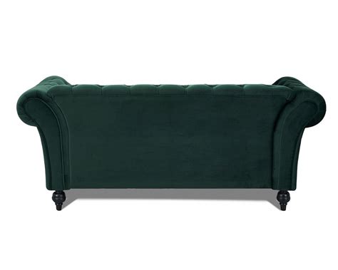 Mayfair Velvet Fabric 3 Seater Sofa Green Home Detail Homedetail