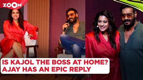 Is Kajol Devgn The Lady Boss At Home Ajay Devgn Gives Hilarious Reply