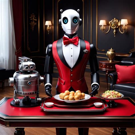 Robot Butlers Ai Generated Artwork Nightcafe Creator