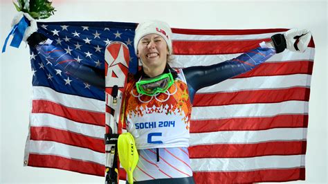 Mikaela Shiffrin Olympic Gold Medal Slalom