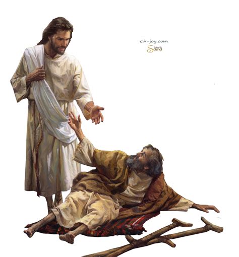Jesus Heals A Paralyzed Man By Sama By Samasmsma On Deviantart
