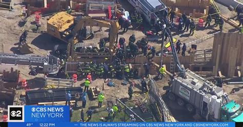 Construction Worker Trapped In Trench At Jfk Airport Cbs New York