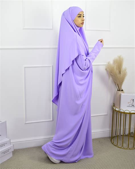 Abaya Khimar Set Medina Light Lavender Ina Collection