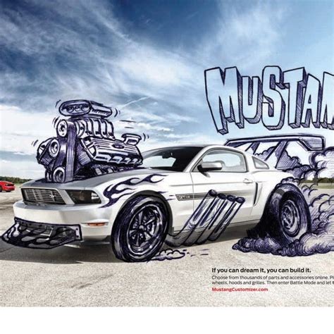 Mustang Customizer Print Ad Surfaces If You Can Dream It You Can