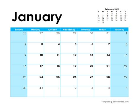 2022 Blank Calendar Colorful Design Free Printable Templates Riset