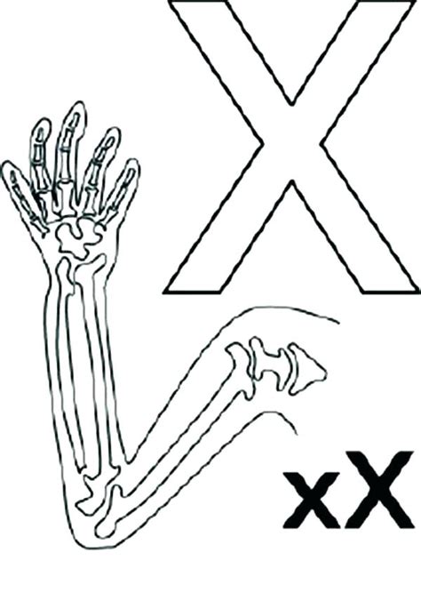 Letter X Coloring Pages At Free Printable Colorings