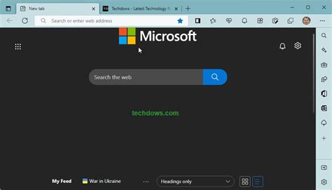 Microsoft Edge Gets A Sidebar For Bing Search Office Games And More