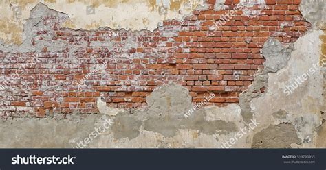 Empty Old Brick Wall Texture Painted Stock Photo 519795955 Shutterstock