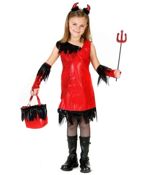 Devil Girl Kids Costume Girl Devil Halloween Costumes