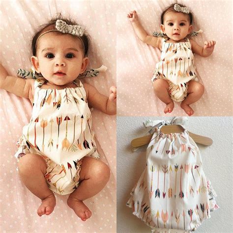 Canis Summer Cute Baby Infant Girls Clothes Romper Jumpsuit Sets