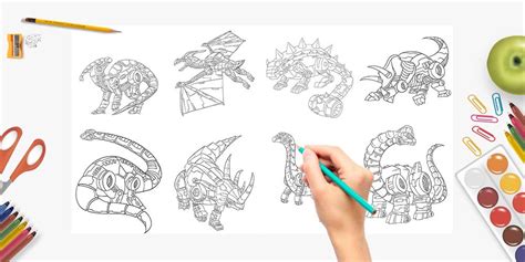 Take advantage of the popularity of both markets and add puzzle books with a twist to your publishing arsenal today! Robo Dino Coloring Pack PLR Review - Make Your Own ...
