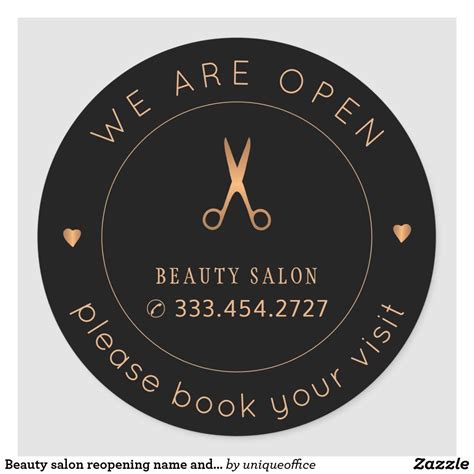 It's easy to follow and covers all the steps you need to know to ensure the name you pick will be a success. Custom name and logo beauty salon sticker in 2020 | Beauty ...