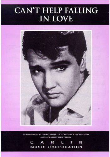 Elvis Presley — (I Can't Help) Falling In Love With You Lyrics