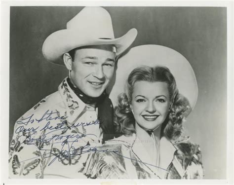 Roy Rogers And Dale Evans Autographs Signed Photo