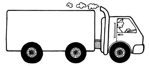 Free Truck Clipart Black And White Download Free Clip Art Free Clip