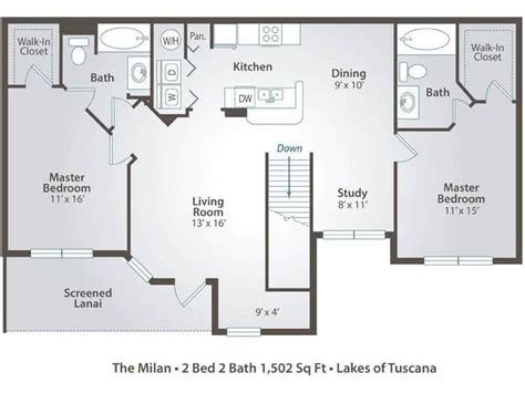 Charlotte apartments offer a range of 1, 2 and 3 bedroom apartments for rent in dun laoghaire. 2 Bedroom Apartment Floor Plans & Pricing - Lakes of ...