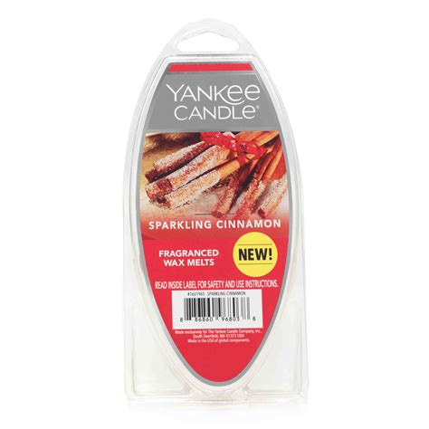 Yankee Candle Fragrance Wax Melts Sparkling Cinnamon Single Pack