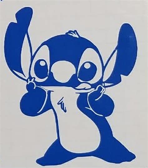 Stitch Inspired Vinyl Decal Etsy