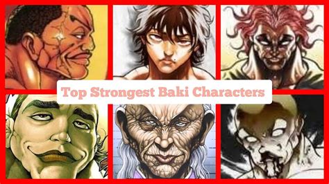Top 10 Strongest Baki Characters Youtube