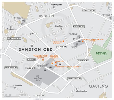 Sandton Map