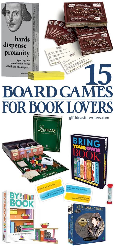 15 Board Games For Book Lovers T Ideas For Writers Book Lovers