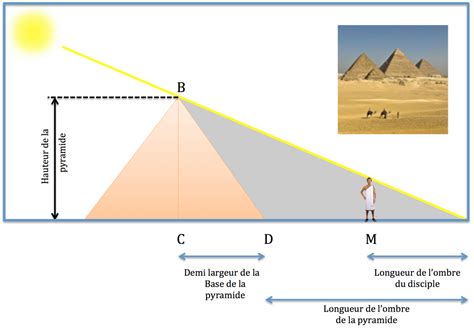 Comment Calculer La Hauteur Dune Pyramide Avec Le Théorème De Thalès