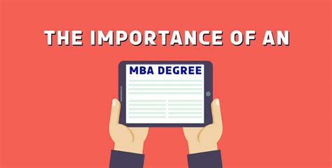 The Importance Of An Mba Degree Giet University