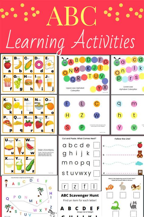 Abc Preschool Activities Teaching Alphabet Uppercase Etsy In 2021