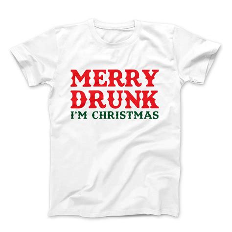 merry drunk i m christmas funny humor xmas t shirt t etsy uk