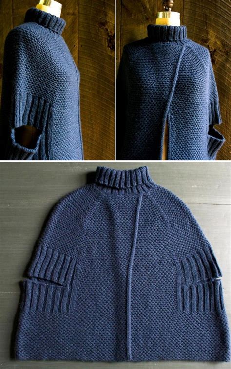 True Blue Me And You Diys For Creative People Photo Knitted Cape