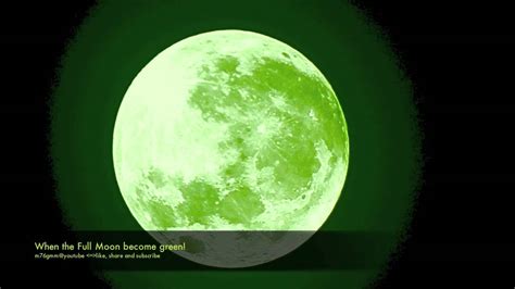 Real Green Moon