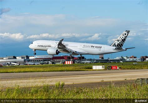 Flyingphotos Magazine News Airbus A350 Xwb Completes Its Route Proving
