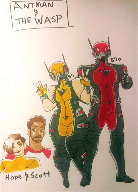 Ant Man And The Wasp Redesign By Oni18064 On Deviantart Marvel