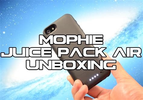 Mophie Juice Pack Air For Iphone 5 Unboxing And First Look Youtube