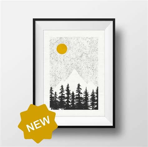 Twin Peaks Art Print A4 Folksy