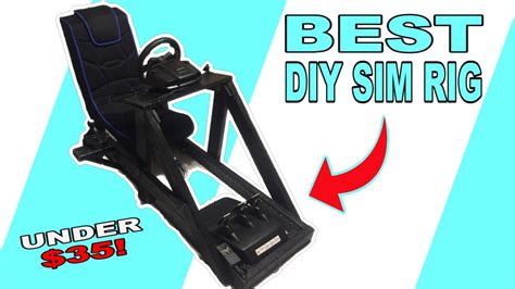 Best Diy Sim Racing Rig For Under 35 Budget Build W Plans Youtube