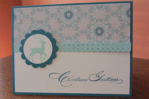 Christmas Card Using Stampin Up Warmth And Wonder And Winter Frost Dsp