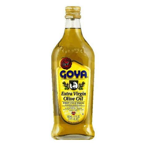 Goya Extra Virgin Olive Oil First Cold Press 17 Fl Oz