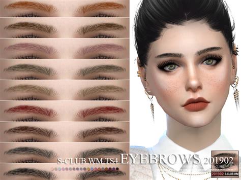 S Club Wm Ts4 Eyebrows 201902 The Sims 4 Catalog