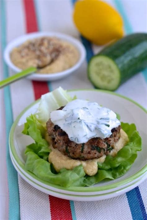 A traditional middle eastern dish. Middle Eastern Lamb Burger recipe | Not Enough Cinnamon