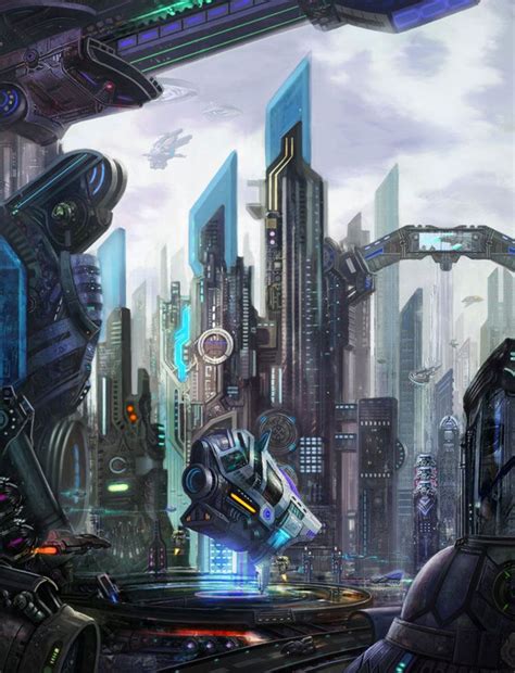 Cities Of The Future By Techgnotic On Deviantart Futuristic City