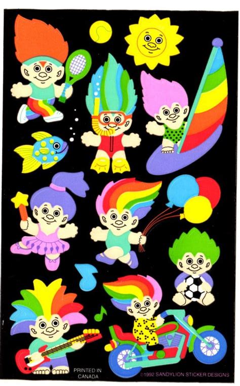 Sandylion Stickers I Had These 90s Childhood Childhood Memories