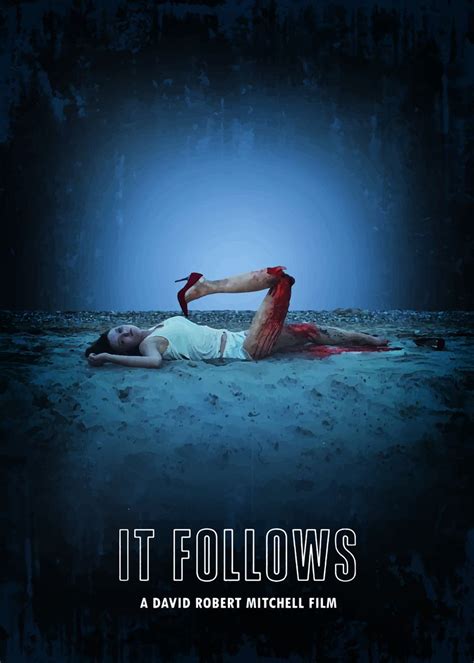 It Follows Poster Picture Metal Print Paint By Bo Kev Displate