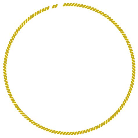 Rope Gold Circle Clip Art Vector Clip Art Online Royalty Free