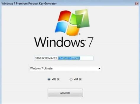 Windows 7 Home Premium Product Key 100 Working