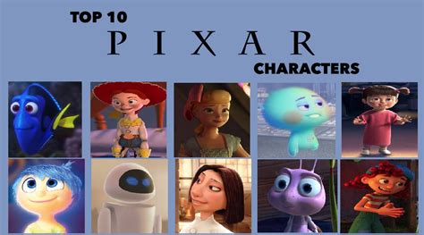 Top 10 Pixar Characters Female Edition By Ivonalan On Deviantart