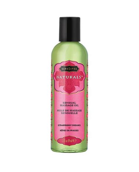 kama sutra naturals massage oil 2 oz strawberry dreams on cloud 9 lingerie finest adult toy