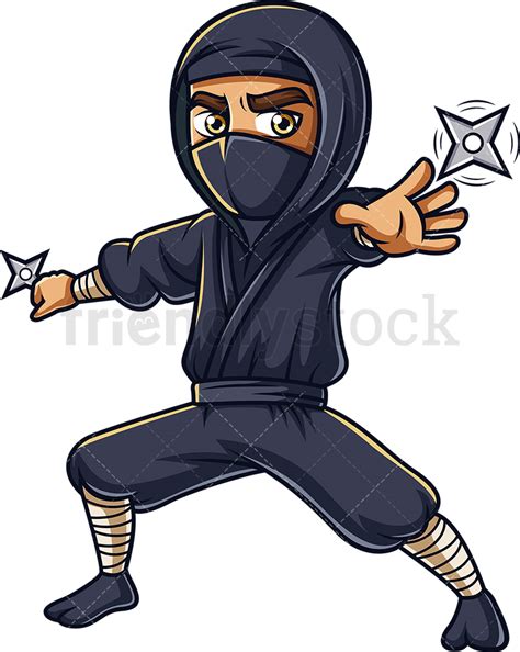 Download Japanese Ninja Throwing Stars Cartoon Clipart Vector ...
