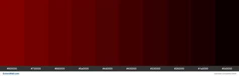 Shades Of Maroon 800000 Hex Color Maroon Color Palette Halloween