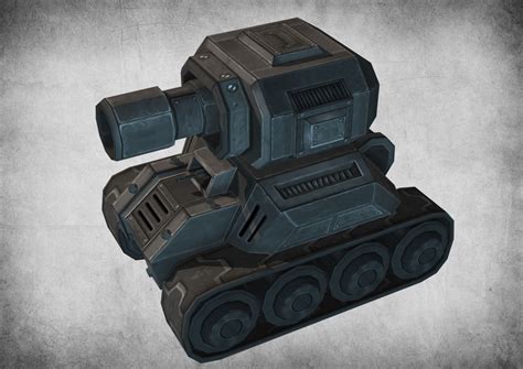 3d model toon tank 02 vr ar low poly cgtrader